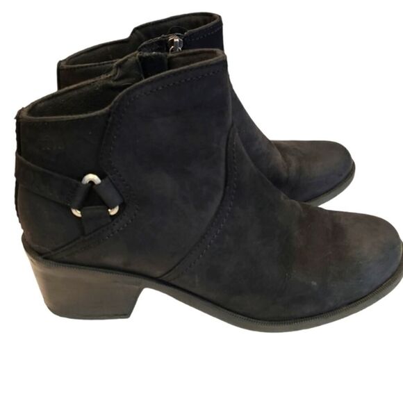 Teva Foxy Waterproof Black Suede Bootie, Side-zip Closure | 9 - Picture 2 of 12